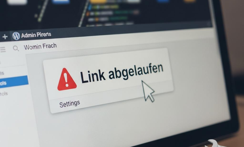 WordPress-Fehler „Link abgelaufen“: Schnell beheben & Ursachen verstehen