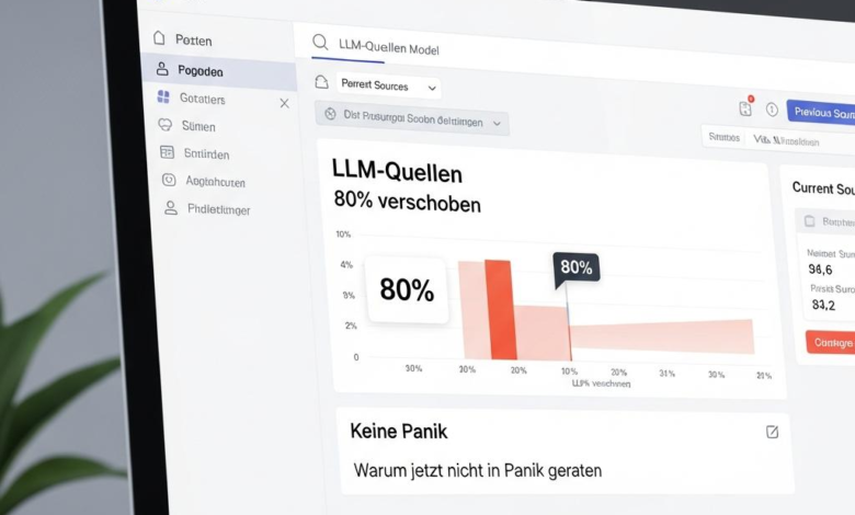 LLM‑Quellen um 80 % verschoben: Warum Sie jetzt nicht in Panik geraten sollten